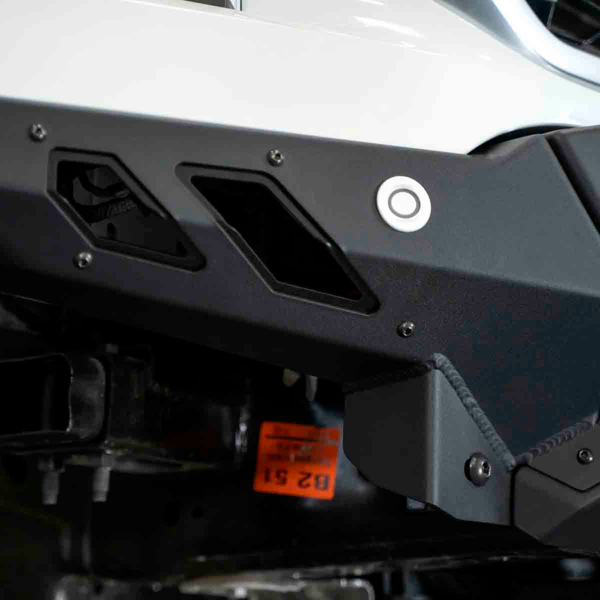 DEFENSA DELANTERA BLACK LABEL PARA FORD F-150 2021 - 2023