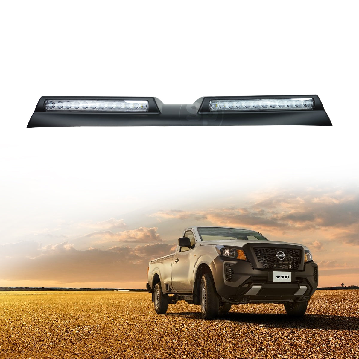 DIADEMA DE TOLDO CON LUZ LED PARA NAVARA NP300