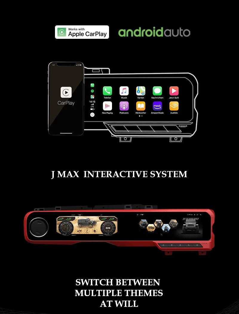 Dashboard Digital Cluster Carobotor Jeep Jl Gladiador