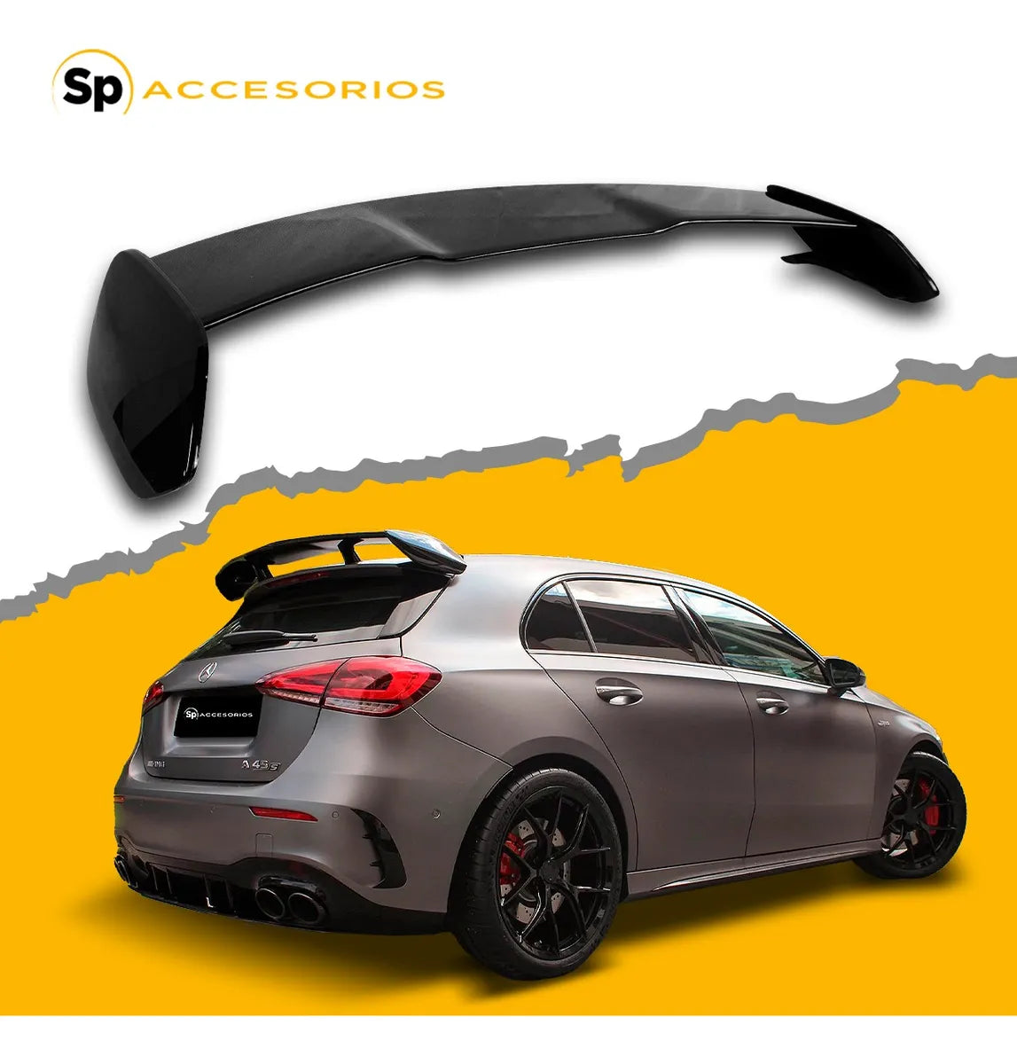 Spoiler Amg A45 Para Mercedes Benz Class Clase A 2013-2015