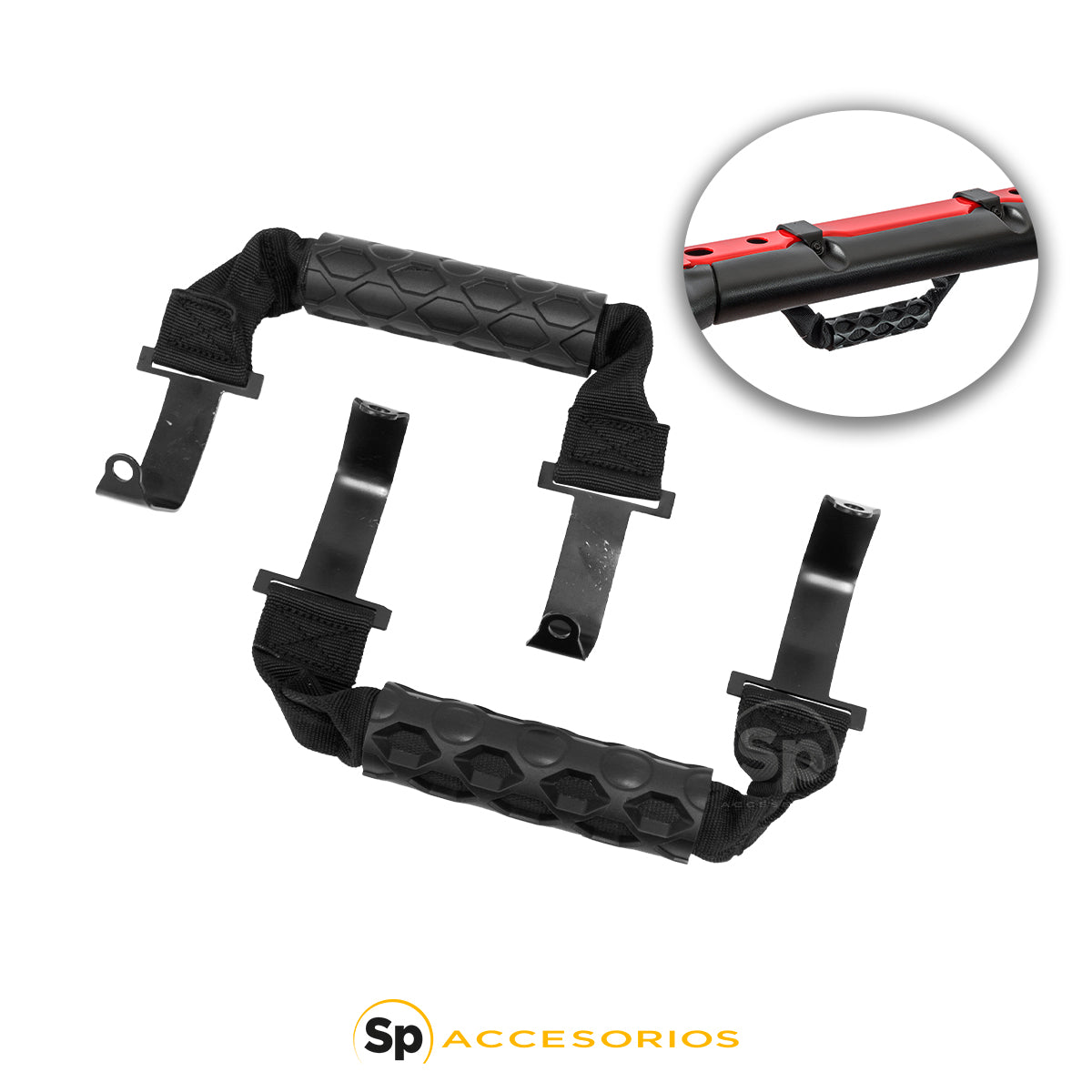 AGARRADERAS CHANGUERAS FRONTALES PARA JEEP WRANGLER JL 2018 - 2024 Y GLADIADOR 2019 - 2024