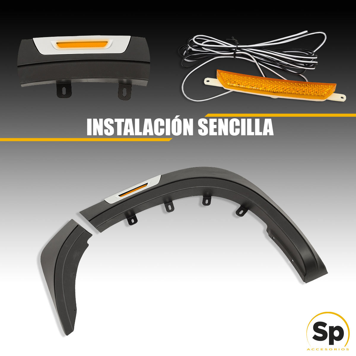 CANTONERAS NUEVAS CON LED PARA MITSUBISHI TRITON L200 2019-2023