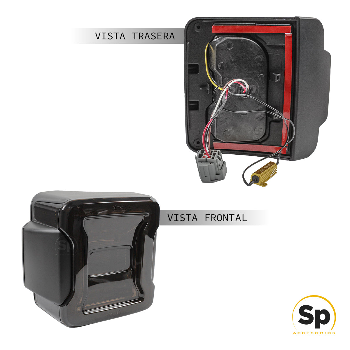 CALAVERAS LED HUMO JEEP WRANGLER JK 2007 - 2018