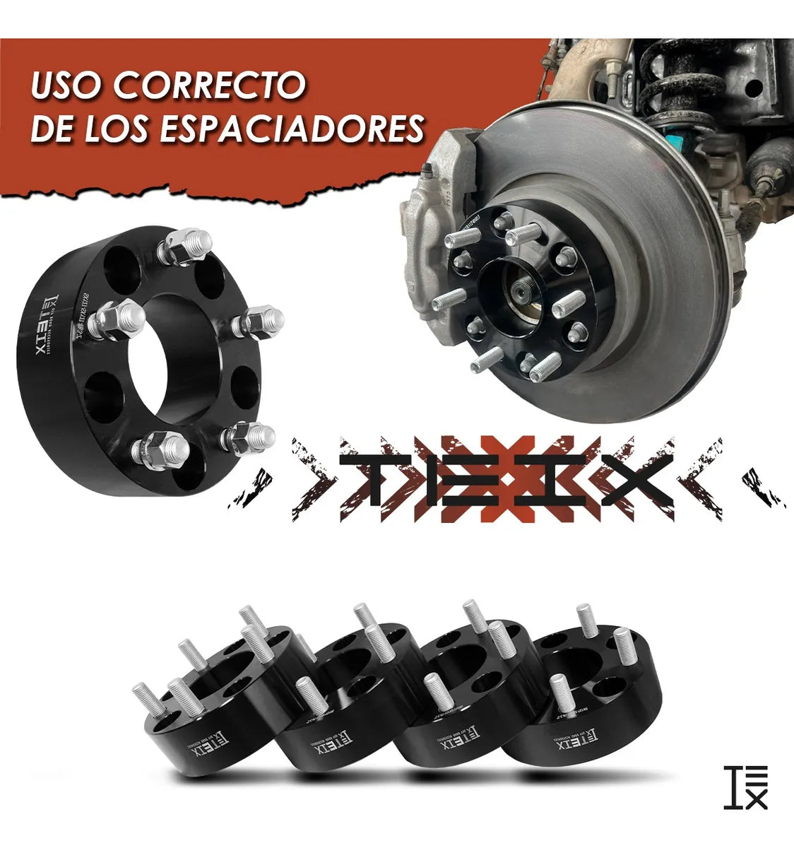 Kit Espaciadores Chevrolet C1500 1981-1999/ GMC SIERRA 1988-1998 C10 1981-1999 5bi 2 PuLG 5/127