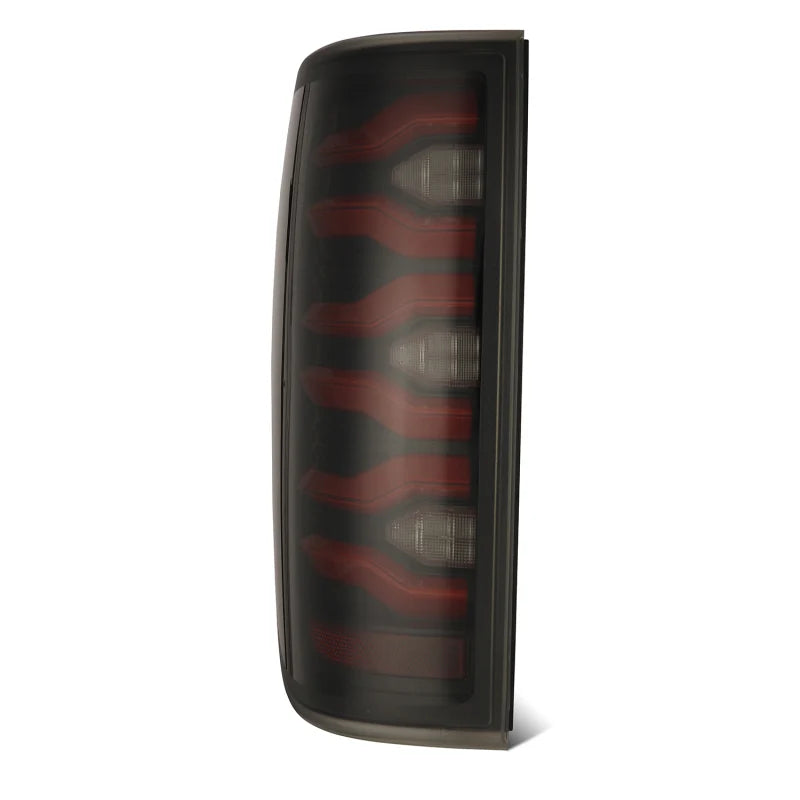 PAR DE LUCES TRASERAS LED ALPHAREX LUXX SERIES BLACK/RED PARA FORD F150 2009/2014