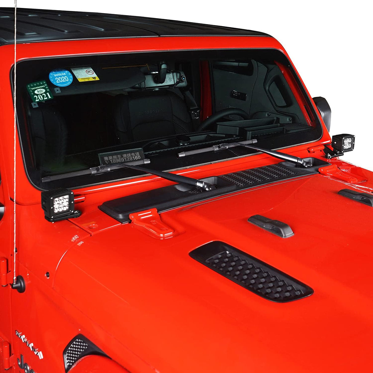SOPORTE DE LUZ PARA JEEP WRANGLER JL 2018 - 2024