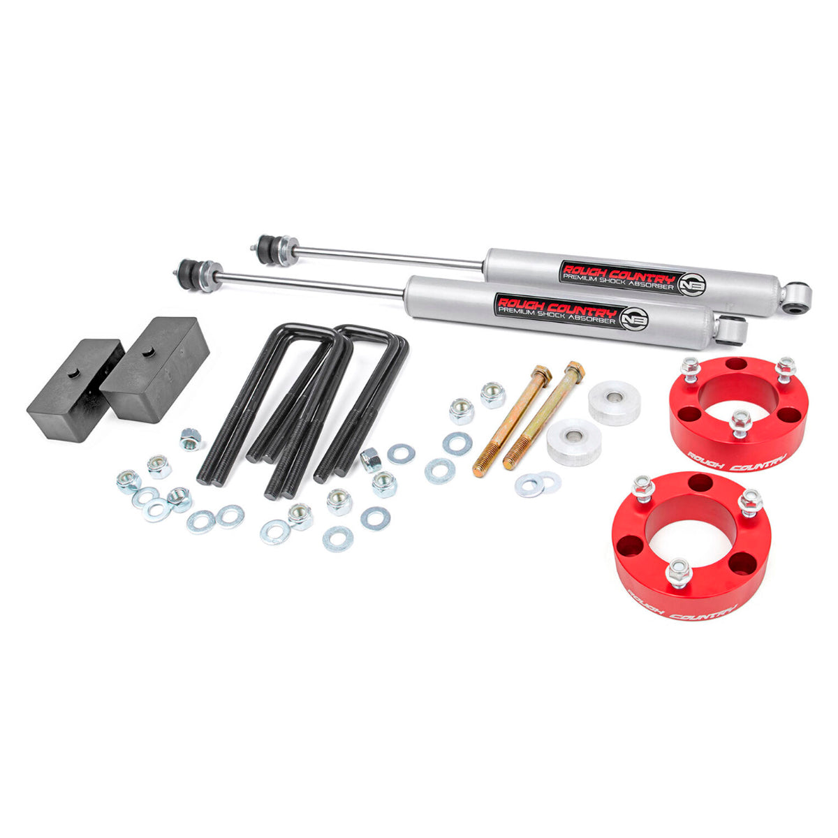 SUSPENSIÓN KIT DE ELEVACIÓN ROUGH COUNTRY 3 TOYOTA TACOMA 2005 A 2023