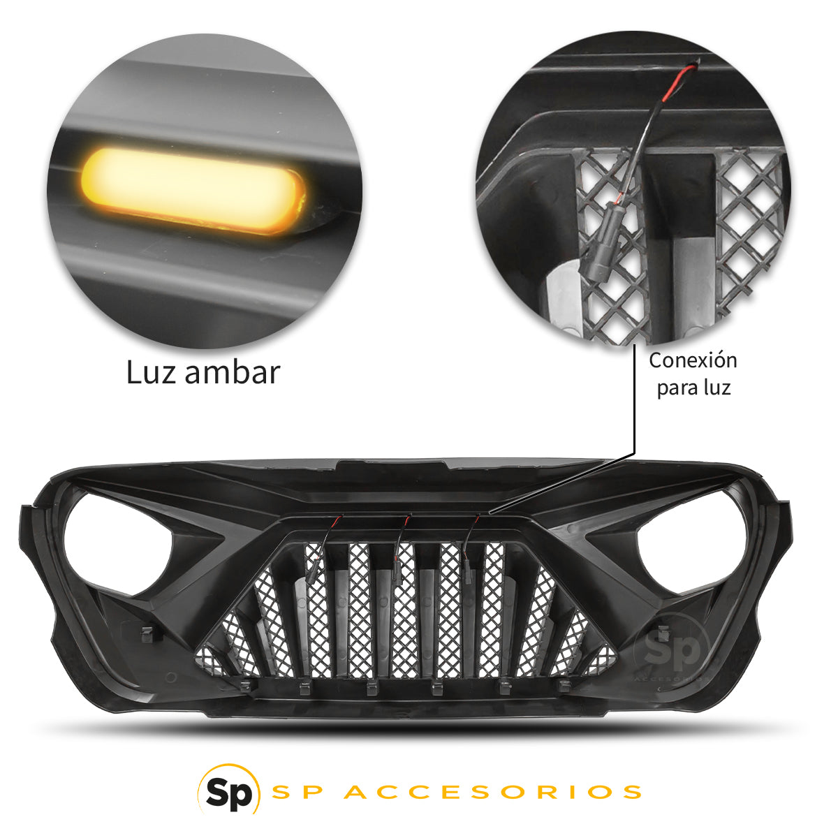 PARRILLA ANGRY PARA JEEP WRANGLER JL 2018 - 2024