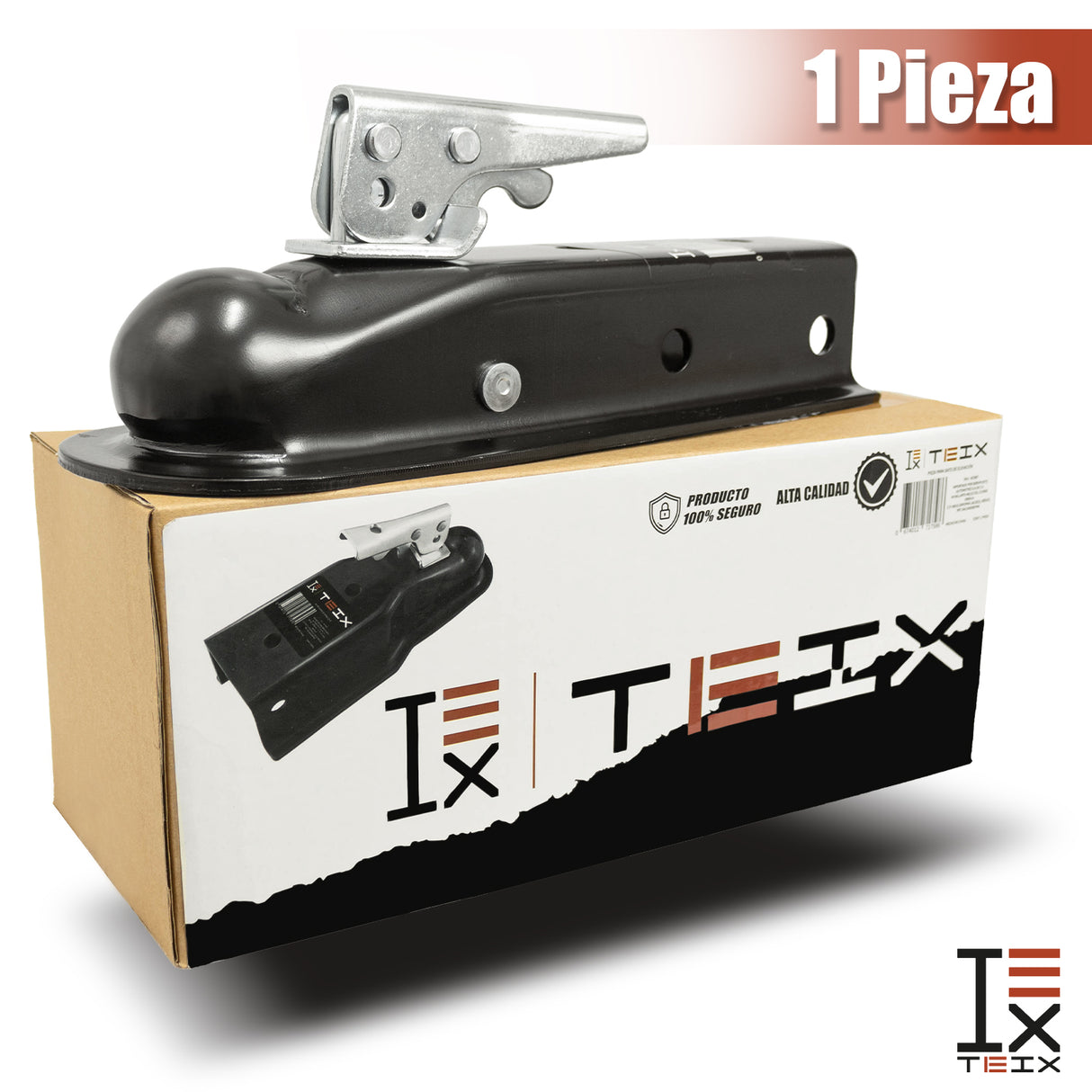 TIRON DE REMOLQUE RECTO BOLA 2 CANAL 2 COPLE 3500LB UNIVERSAL