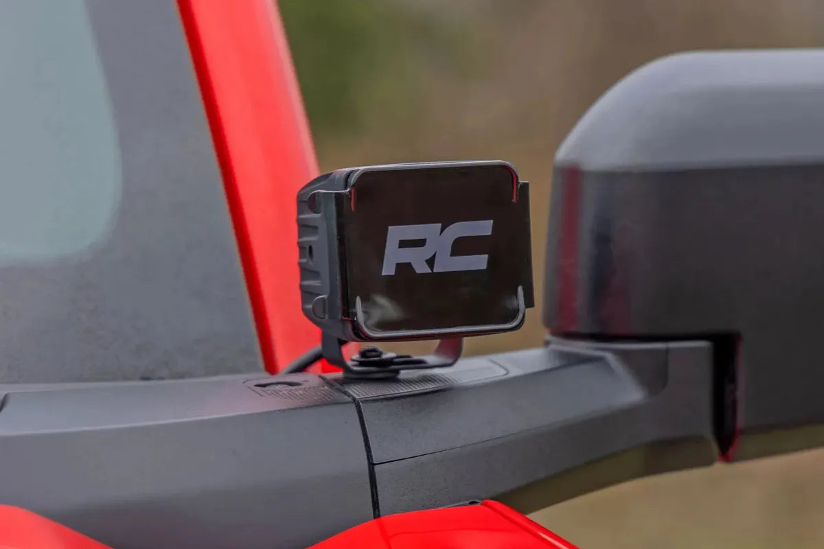 Par De Faros Modulo Led Ámbar Para Vehiuclos 4x4 Rough