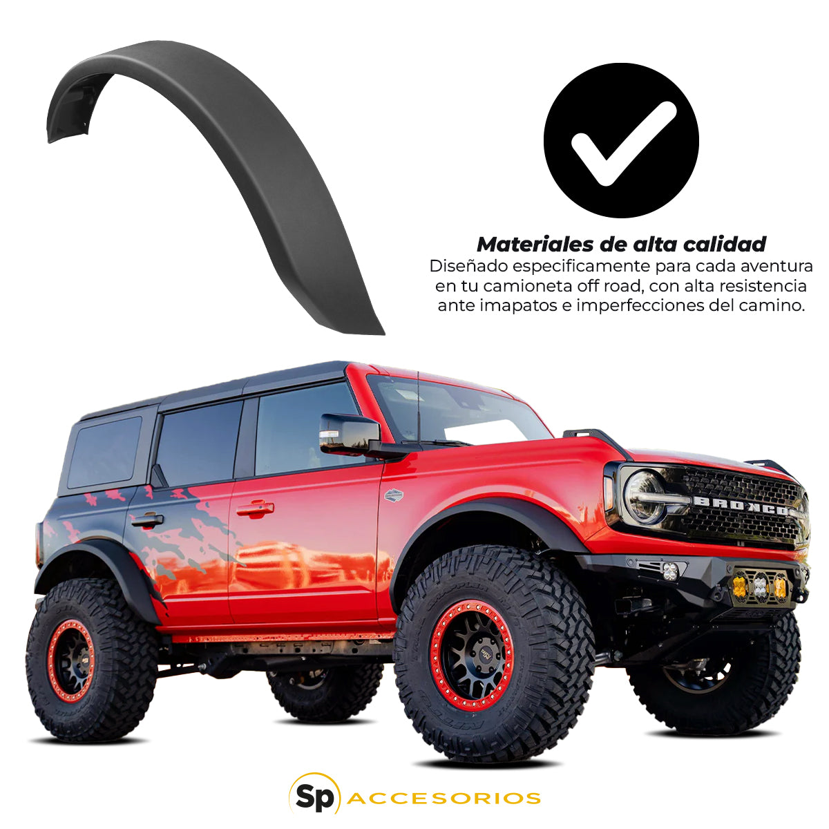 CANTONERAS TIPO SASQUATCH PARA FORD BRONCO 2021+