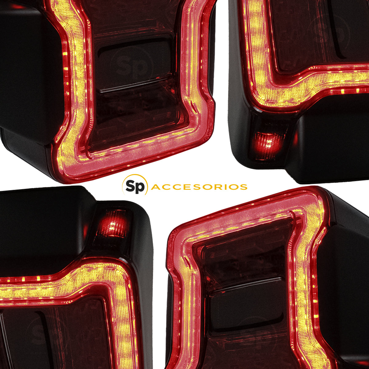 CALAVERAS LED HUMO JEEP WRANGLER JK 2007 - 2018