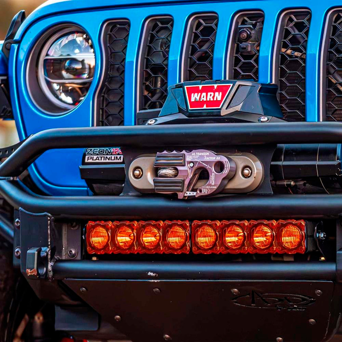 PROTECTOR DE LUCES FLEX ERA 10" KC AMBAR