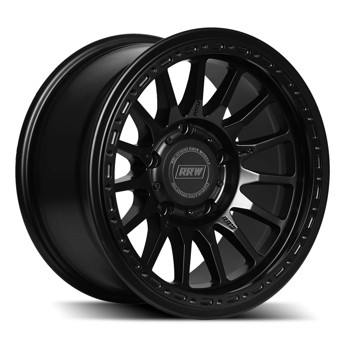 RINES RRW RR7-H 17X8.5 6X5.5 OFFSET -12 GLOSS BLACK