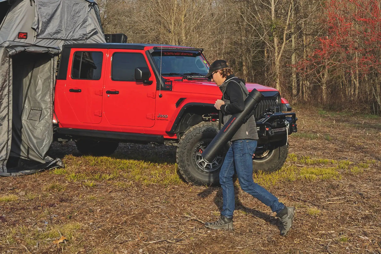KIT DE LUCES LED TELESCÓPICAS PARA CAMPING CON TRÍPODE (12 V) ROUGH COUNTRY