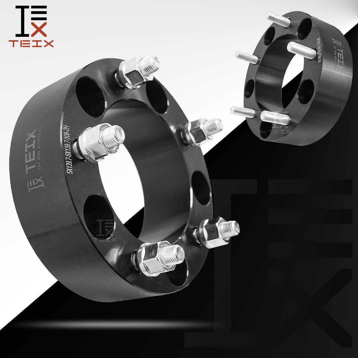 KIT ESPACIADORES 2" 5X139.7 LLANTA CB108 12X1.25