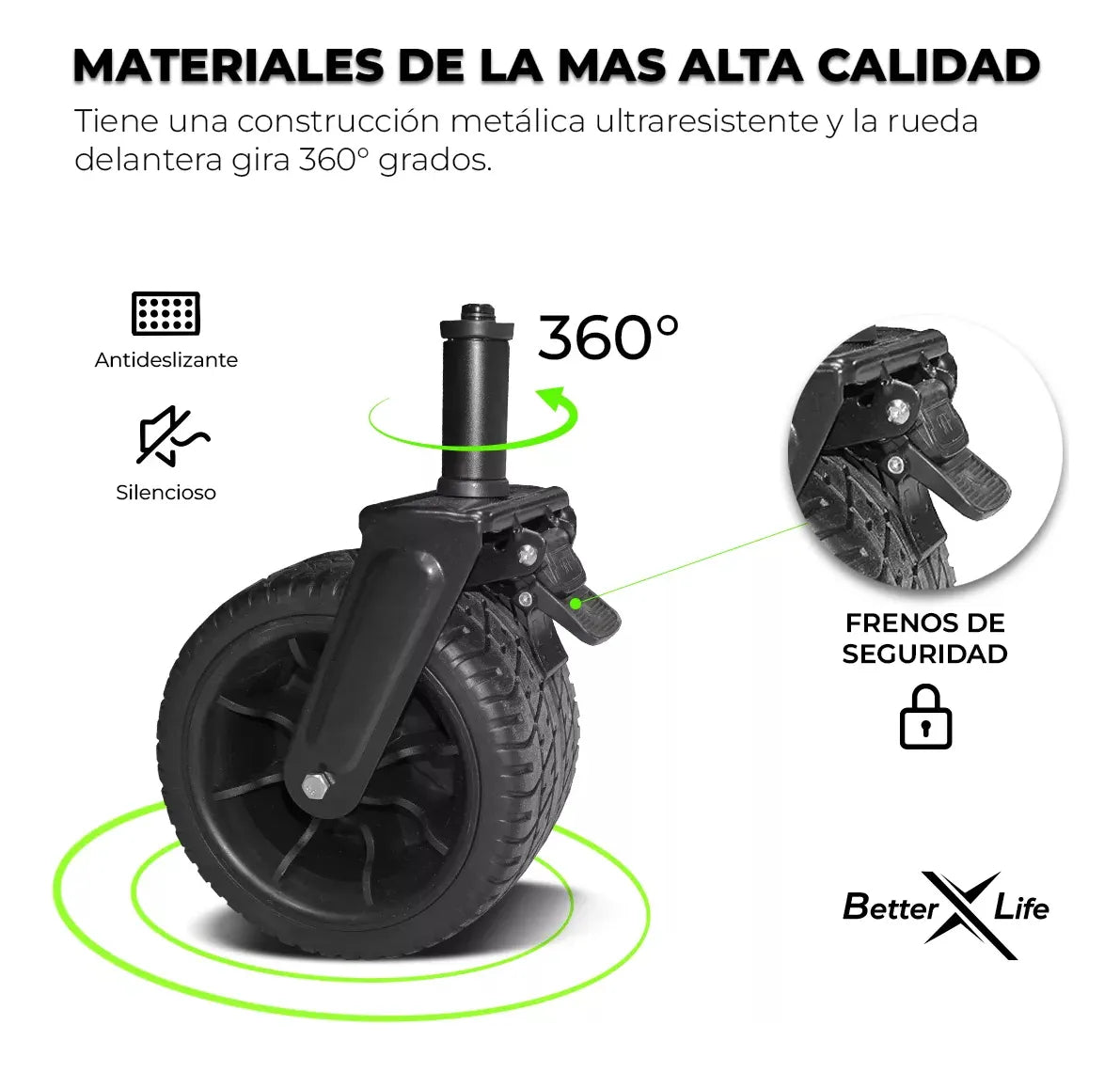 Carrito Plegable Coche Playa Acampar Aire Libre Ajustable