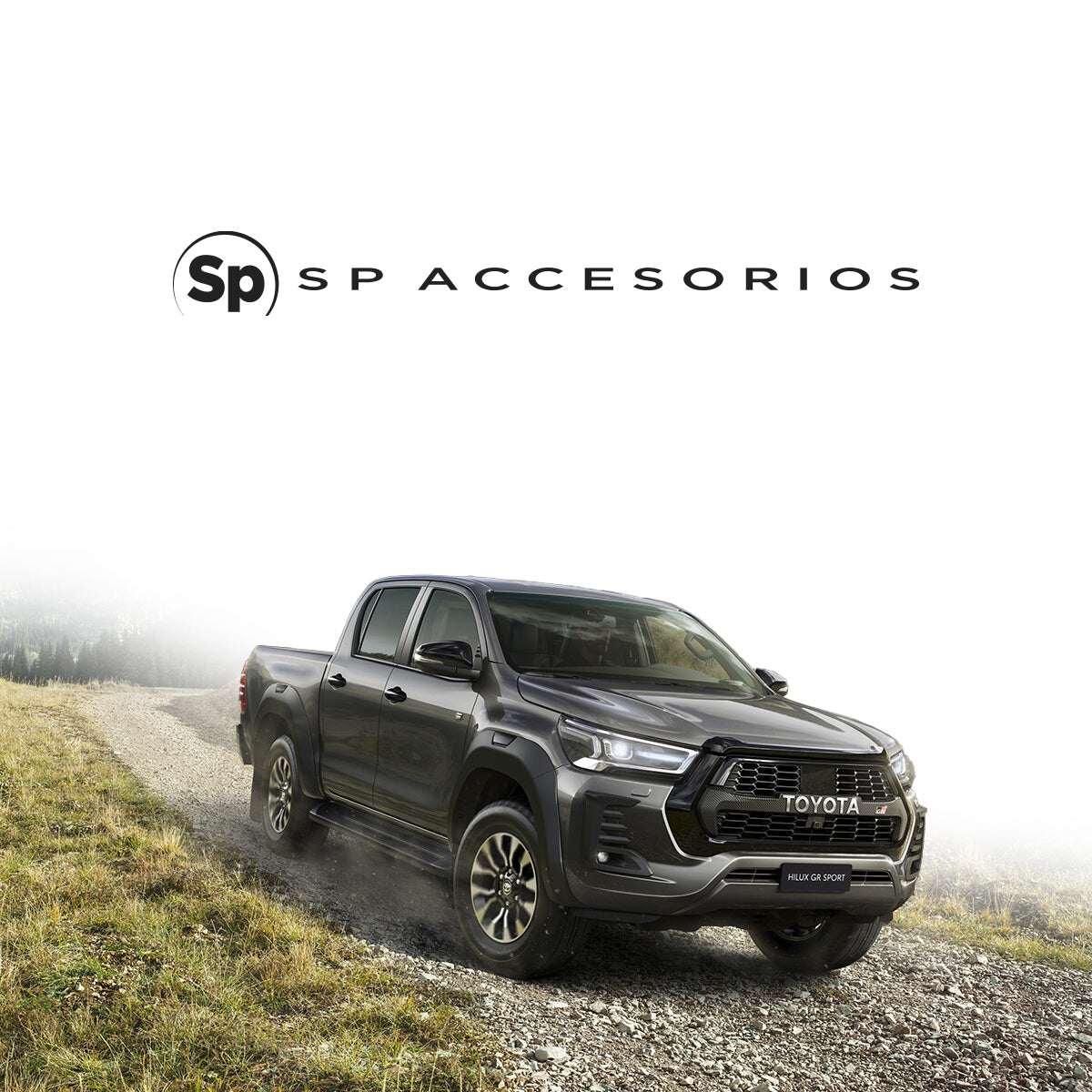 PARRILLA LED GR PARA TOYOTA HILUX 2020 - 2024