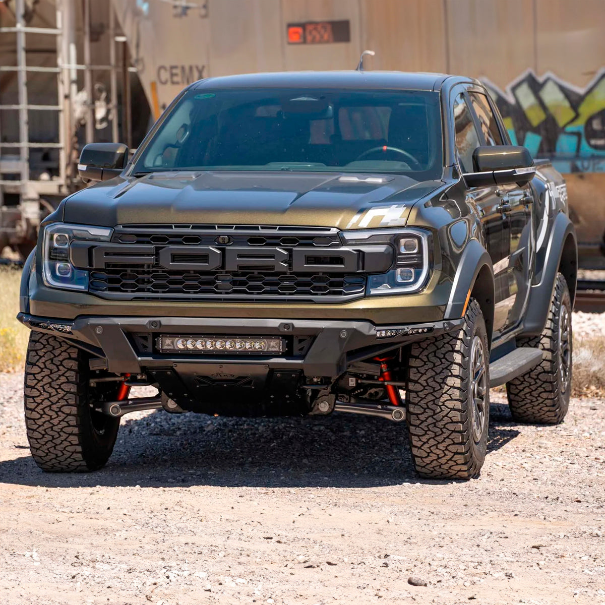 DEFENSA DELANTERA PHANTOM PARA FORD RANGER RAPTOR 2024+