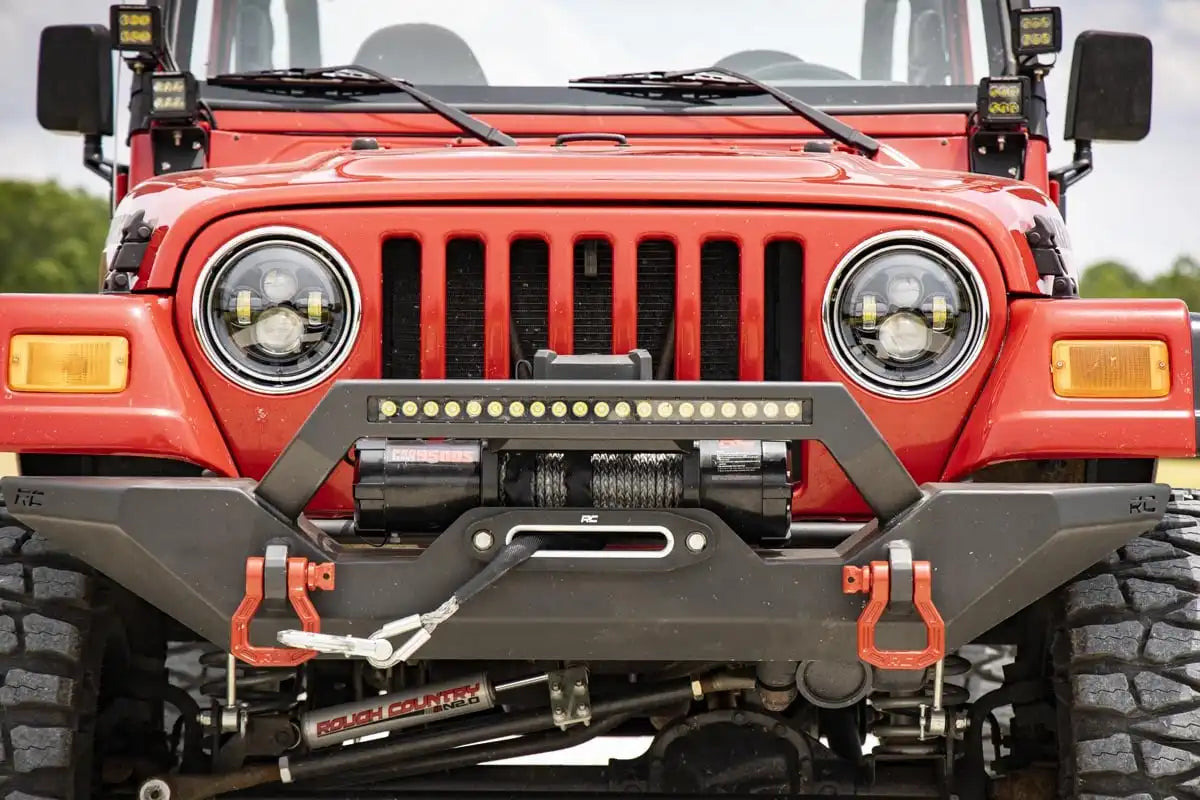 PAR DE FAROS DE 7 PULGADAS PARA JEEP WRANGLER JK (07-18) Y WRANGLER TJ (97-06)