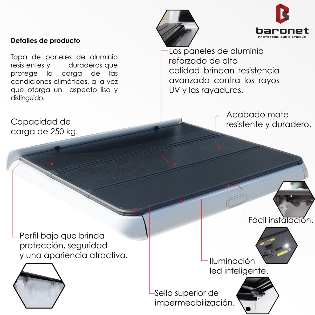 TAPA HARD 3 FOLD COVER PARA MITSUBISHI L200 2016-2023 DOBLE CAB