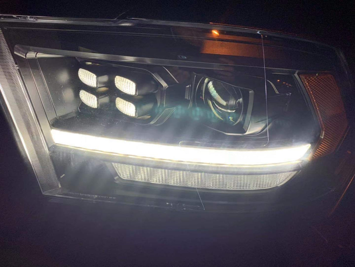 FAROS DELANTEROS PRO-SERIES ALPHAREX PARA DODGE RAM 1500 2009 - 2018
