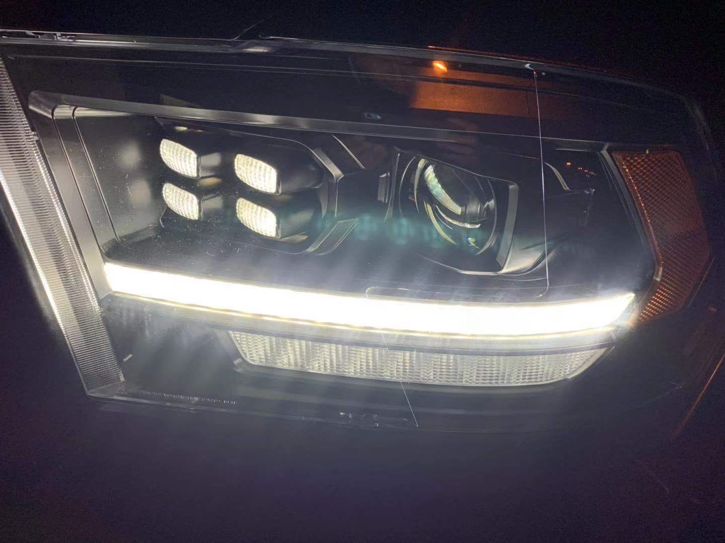 FAROS DELANTEROS PRO-SERIES ALPHAREX PARA DODGE RAM 1500 2009 - 2018