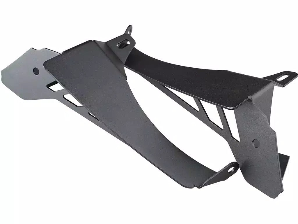 SET DE SOPORTES DE CORTE RUGGED RIDGE CON DRL PARA CANTONERA/ JEEP GLADIADOR-WRANGLER JL OVERLAND SAHARA SPORT 2020-2023