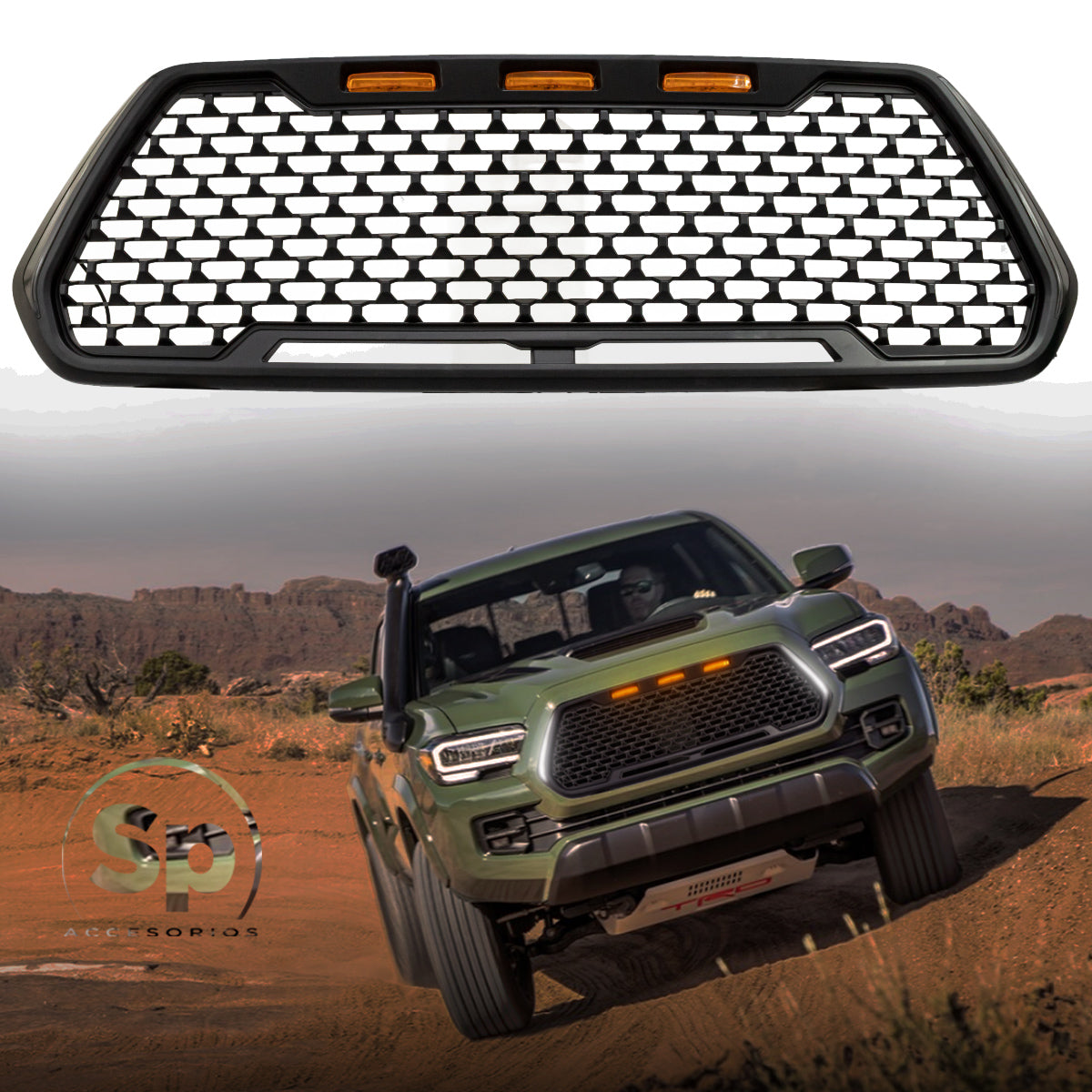 PARRILLA FRONTAL TOYOTA TACOMA SPORT 2016 A 2022