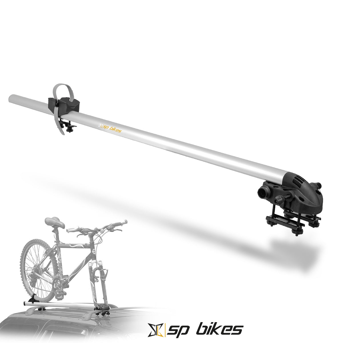 RACK PORTABICICLETA ALUMINIO PARA TECHO UNIVERSAL