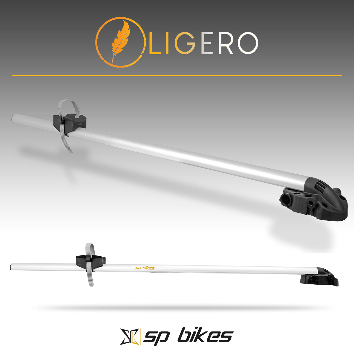 RACK PORTABICICLETA ALUMINIO PARA TECHO UNIVERSAL