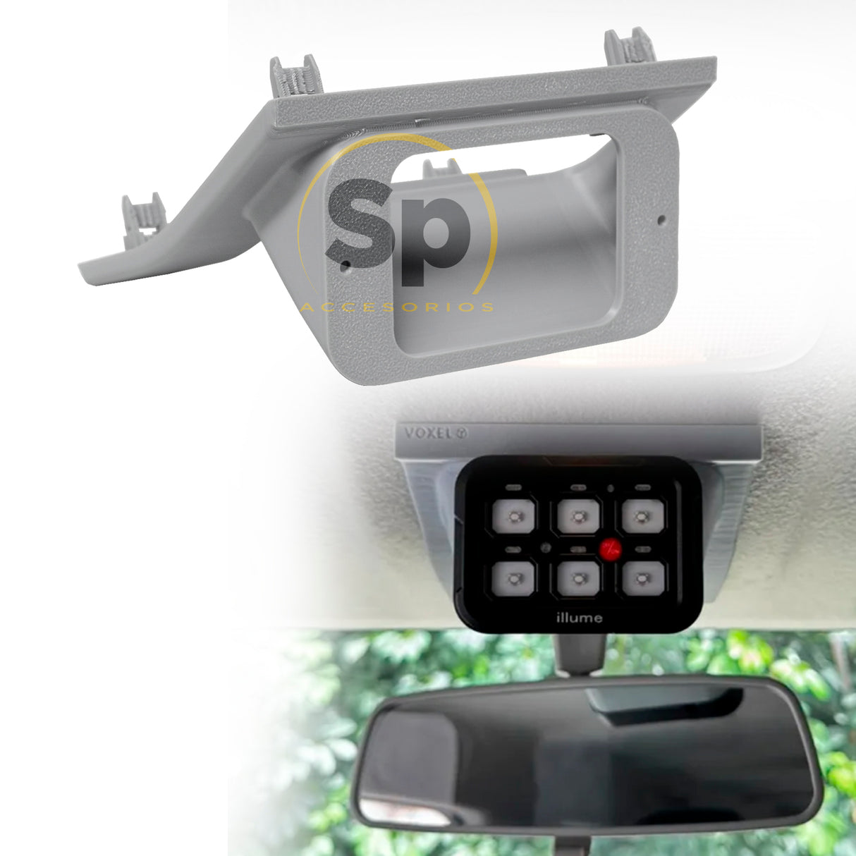 BASE BOTONERA PARA SUZUKI JIMNY 8 BOTONES