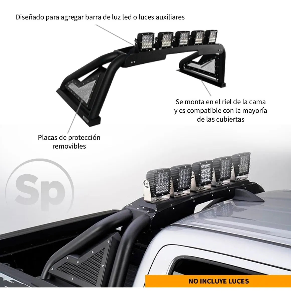 Roll Bar Go Rhino Sportbar 2.0 Mitsubishi L200 2020 Mid Size