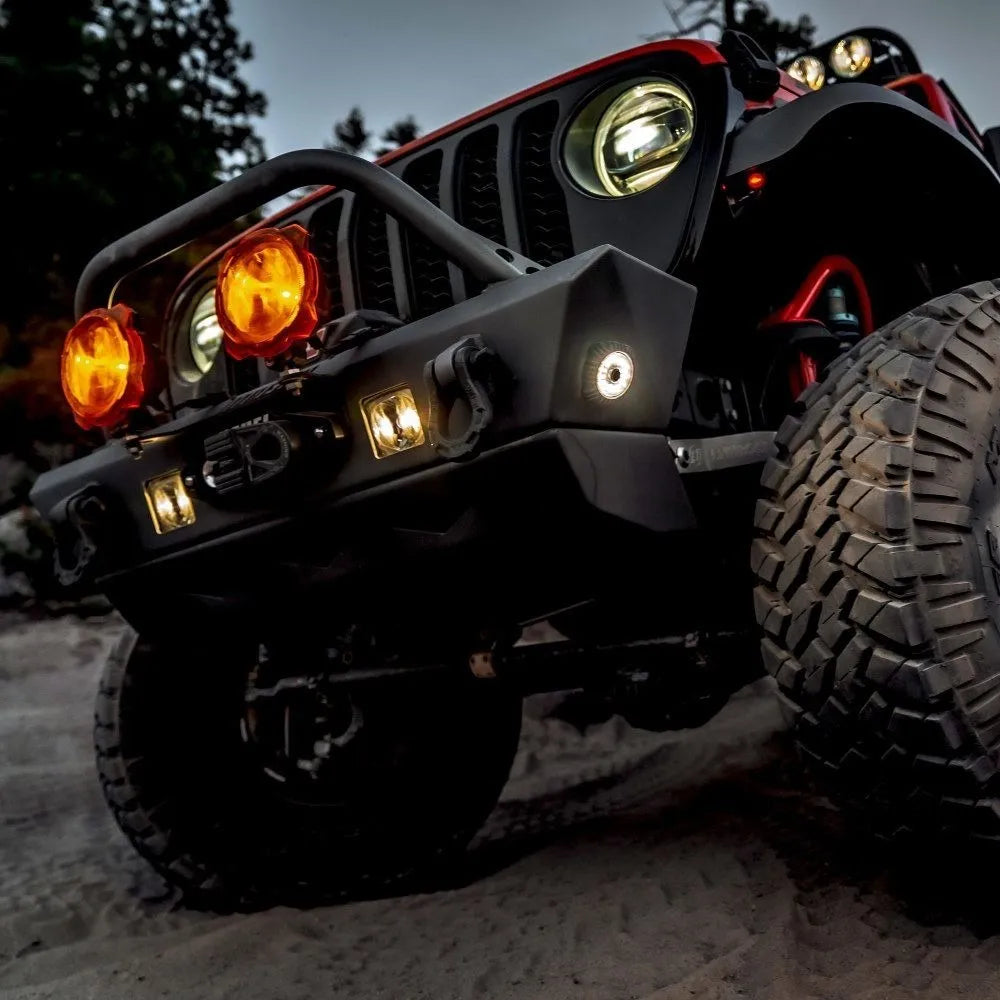 Led Universal Cofre Kc Hilites Cyclone Rzr Jeep Off Road
