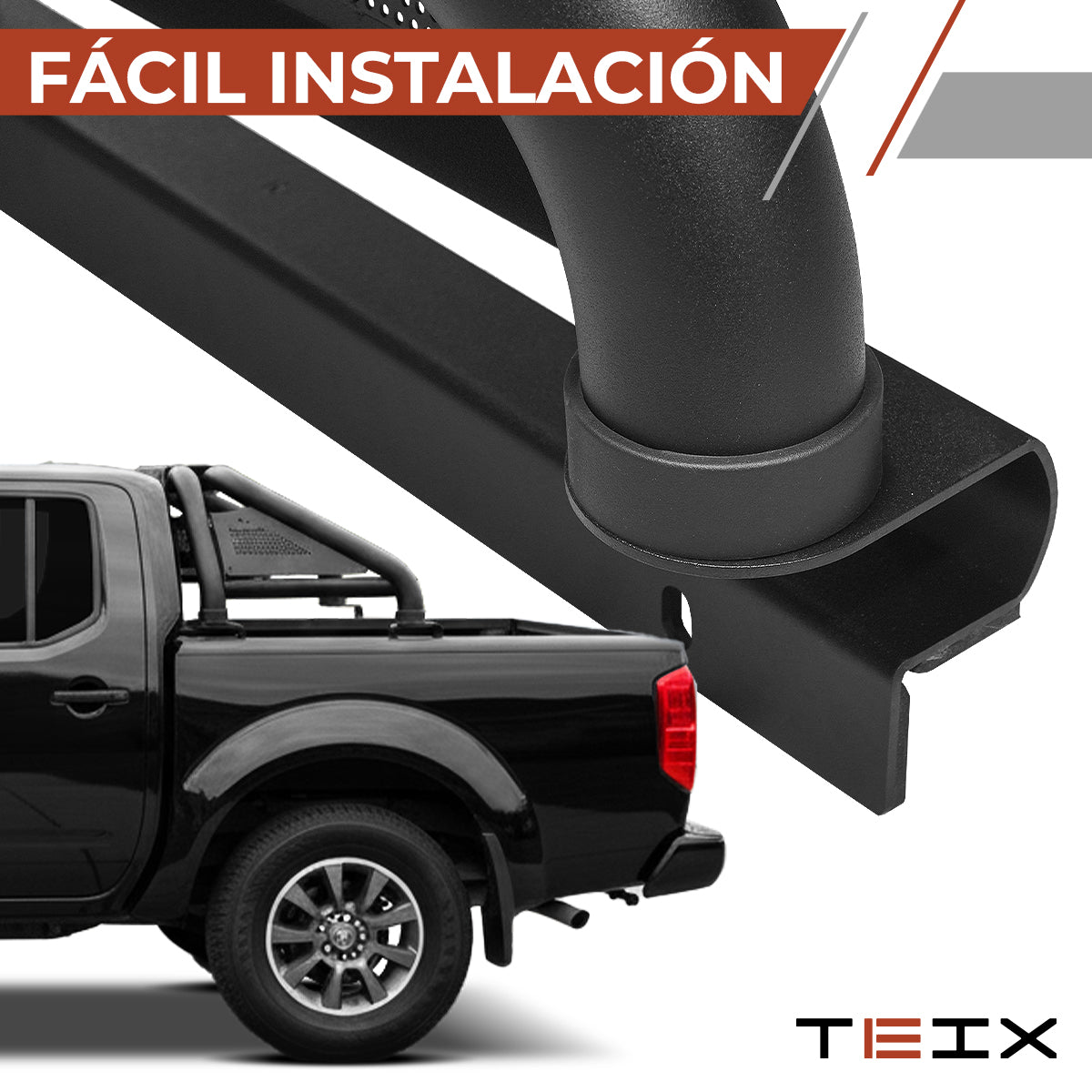 ROLL BAR TEIX XR NP300 HILUX RANGER L200