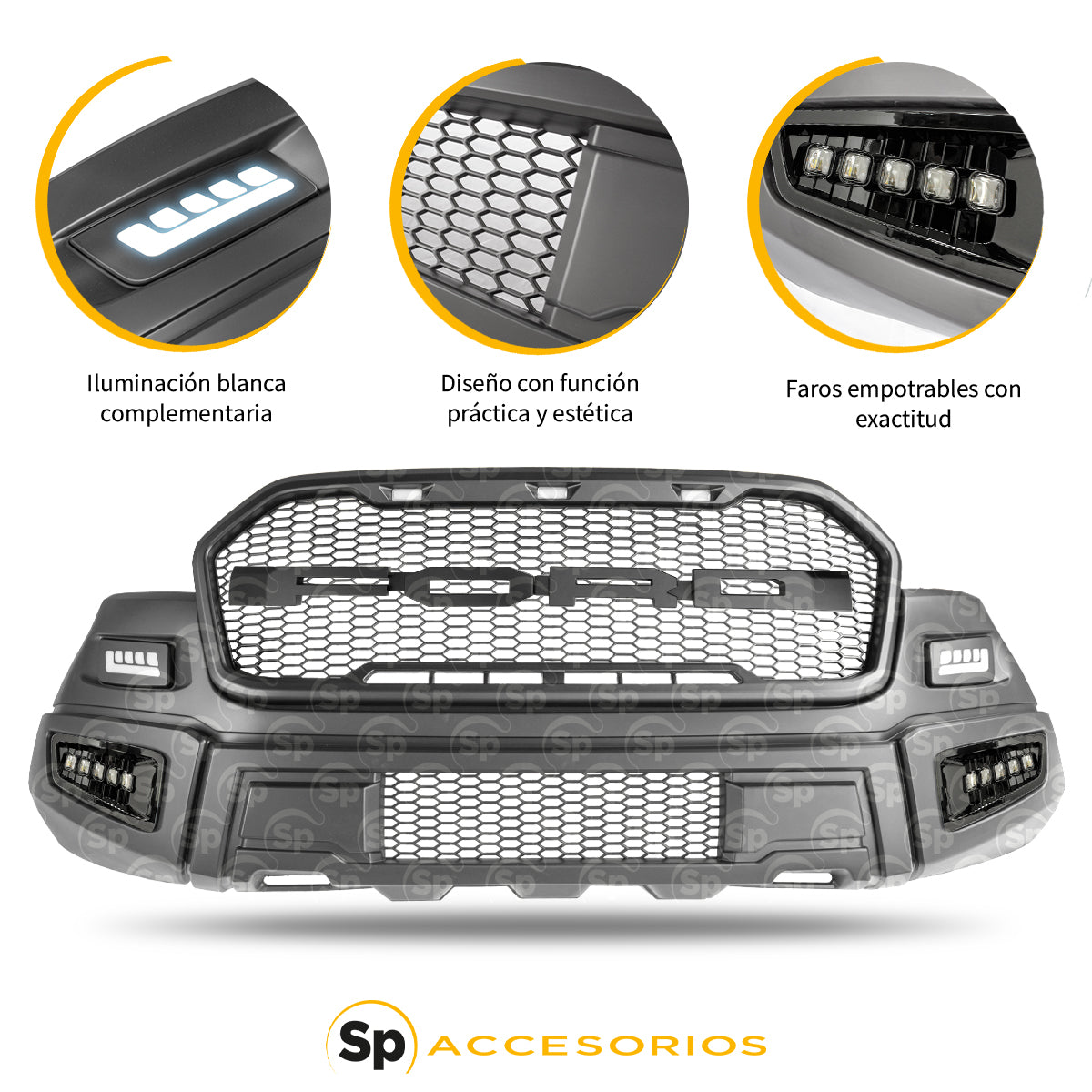 BODY KIT FRENTE RANGER RAPTOR PARA RANGER 2016 - 2021