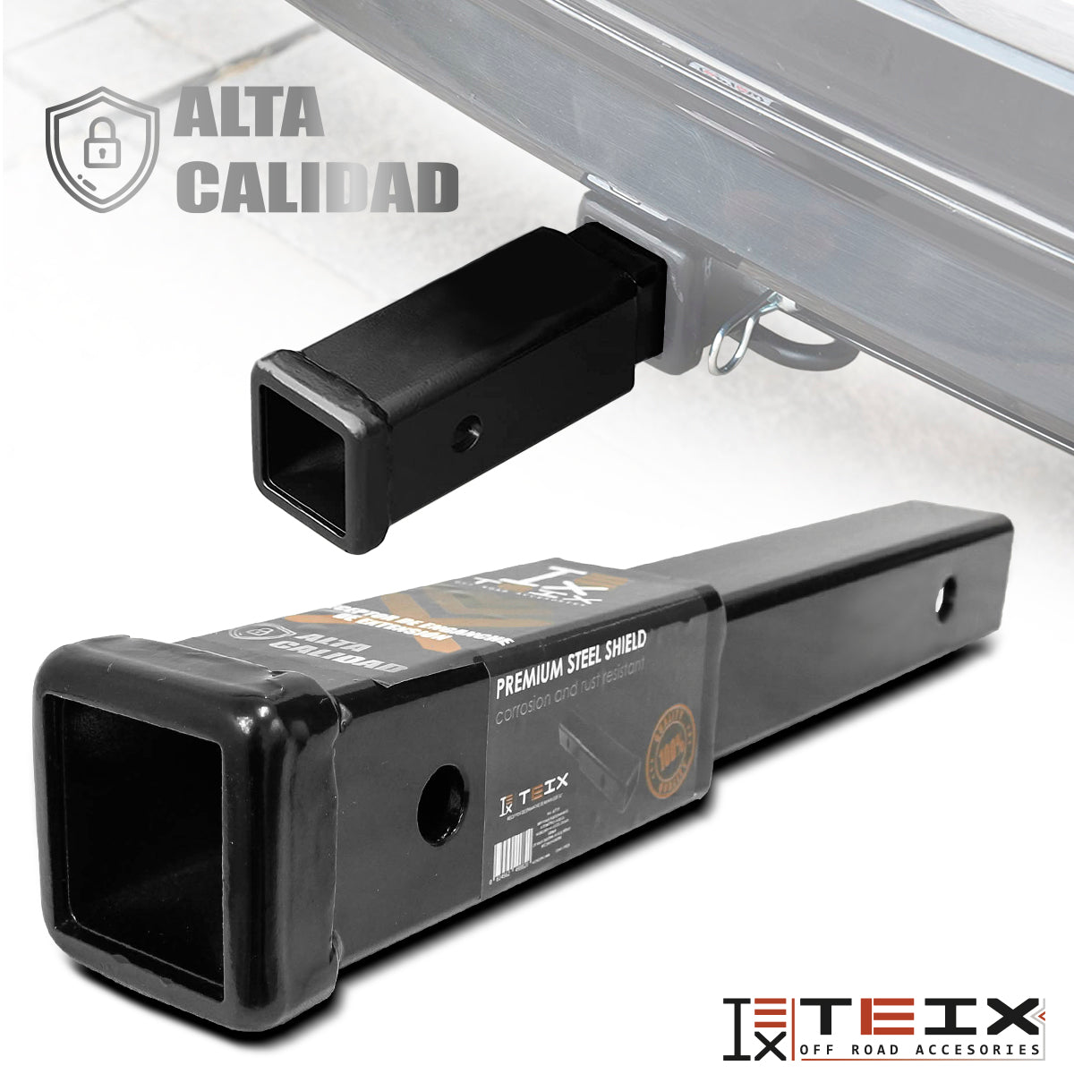 EXTENSIÓN DE ENGANCHE PARA REMOLQUE COPLE 12 PULG