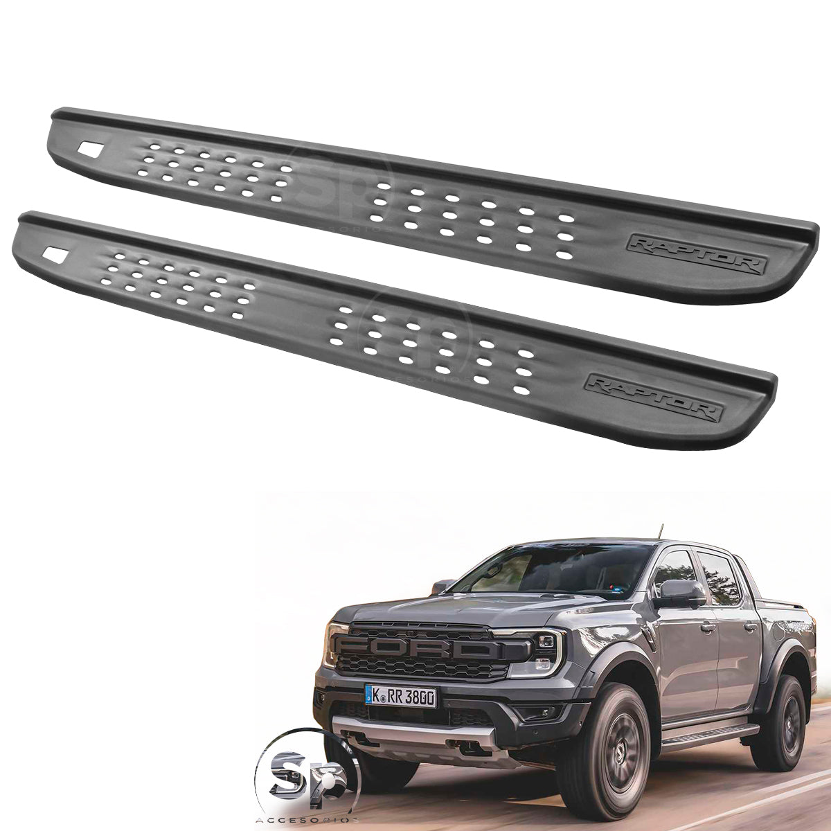ESTRIBOS LATERALES TIPO RATOR FORD RANGER 2016-2021