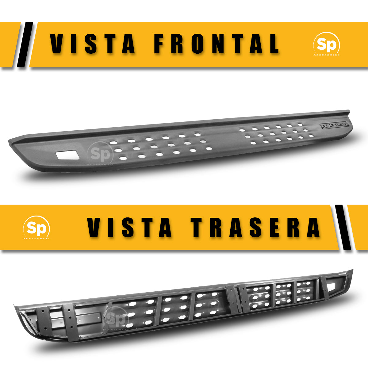 ESTRIBOS LATERALES TIPO RATOR FORD RANGER 2016-2021