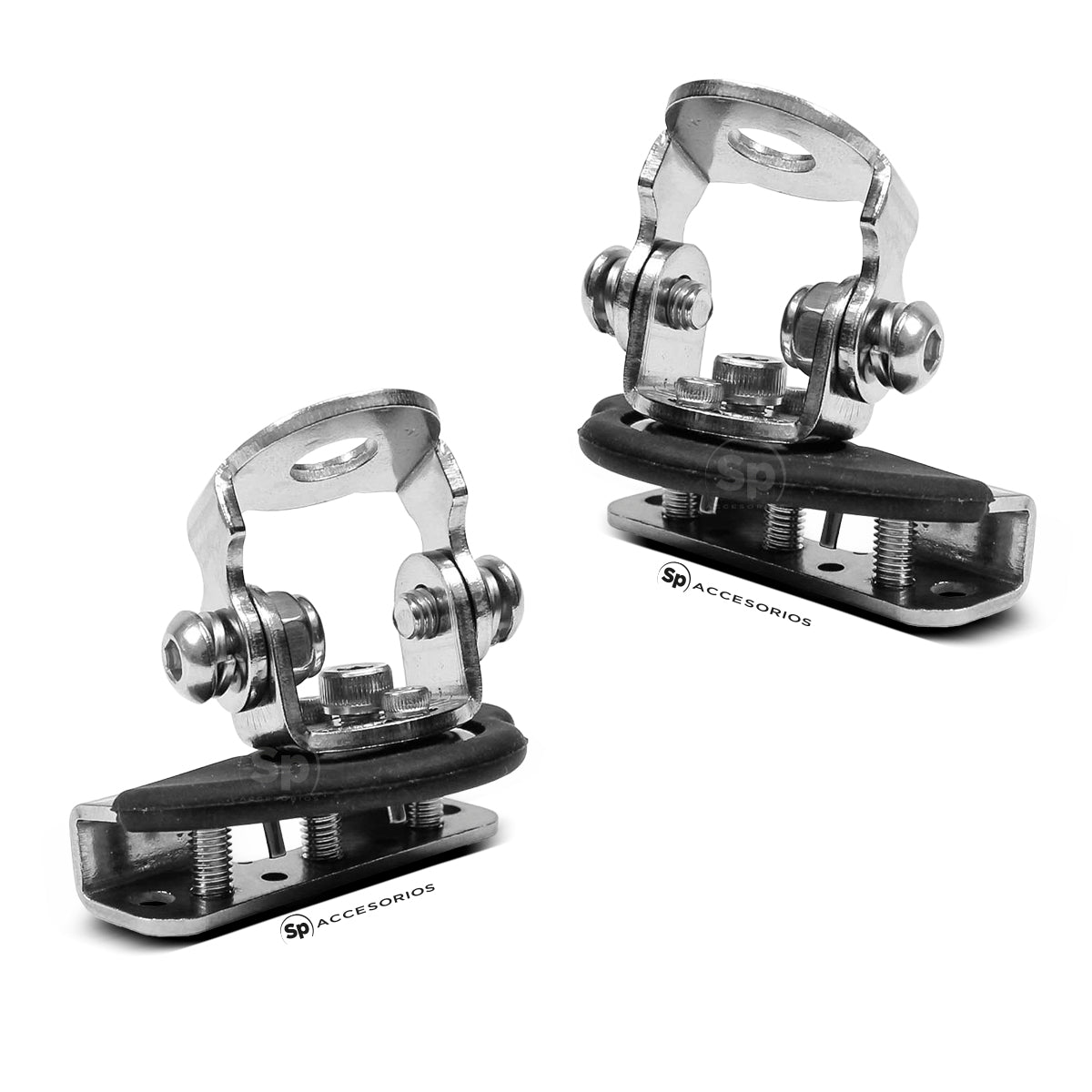Soportes Universales Para Barra De Luces LED – 2 Piezas, Ajustables De 25 A 35 Mm, Para Moto, Coche O 4x4