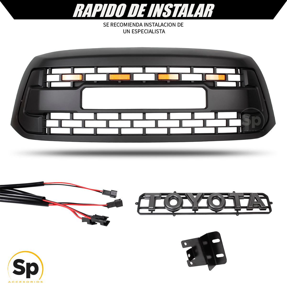 PARRILLA LED PARA TOYOTA TUNDRA 2007 - 2013