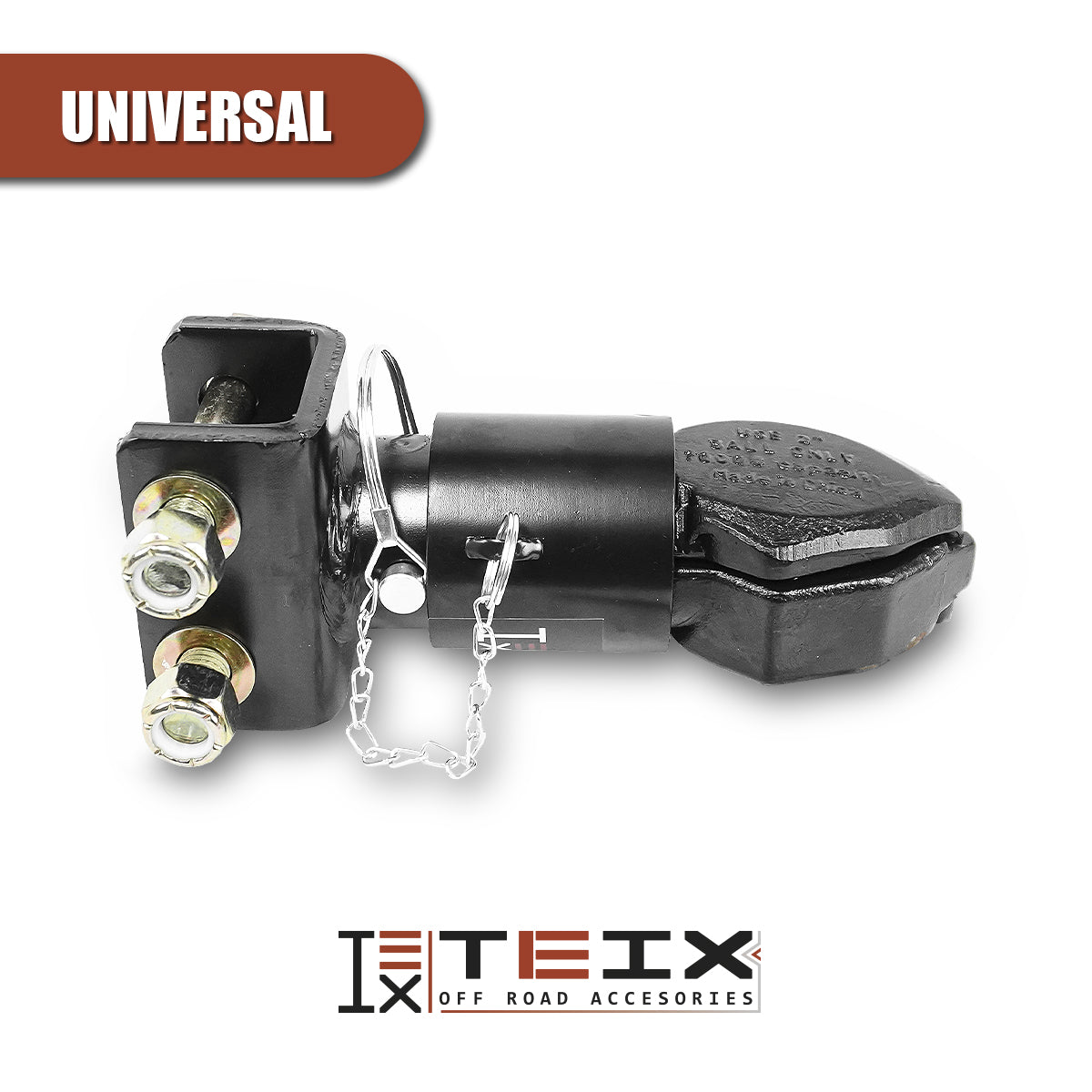 ACOPLADOR RECEPTOR TIRON COPLE CONCHA JALON 2 TORNILLOS PUNTA 7000LBS BOLA 2" TEIX