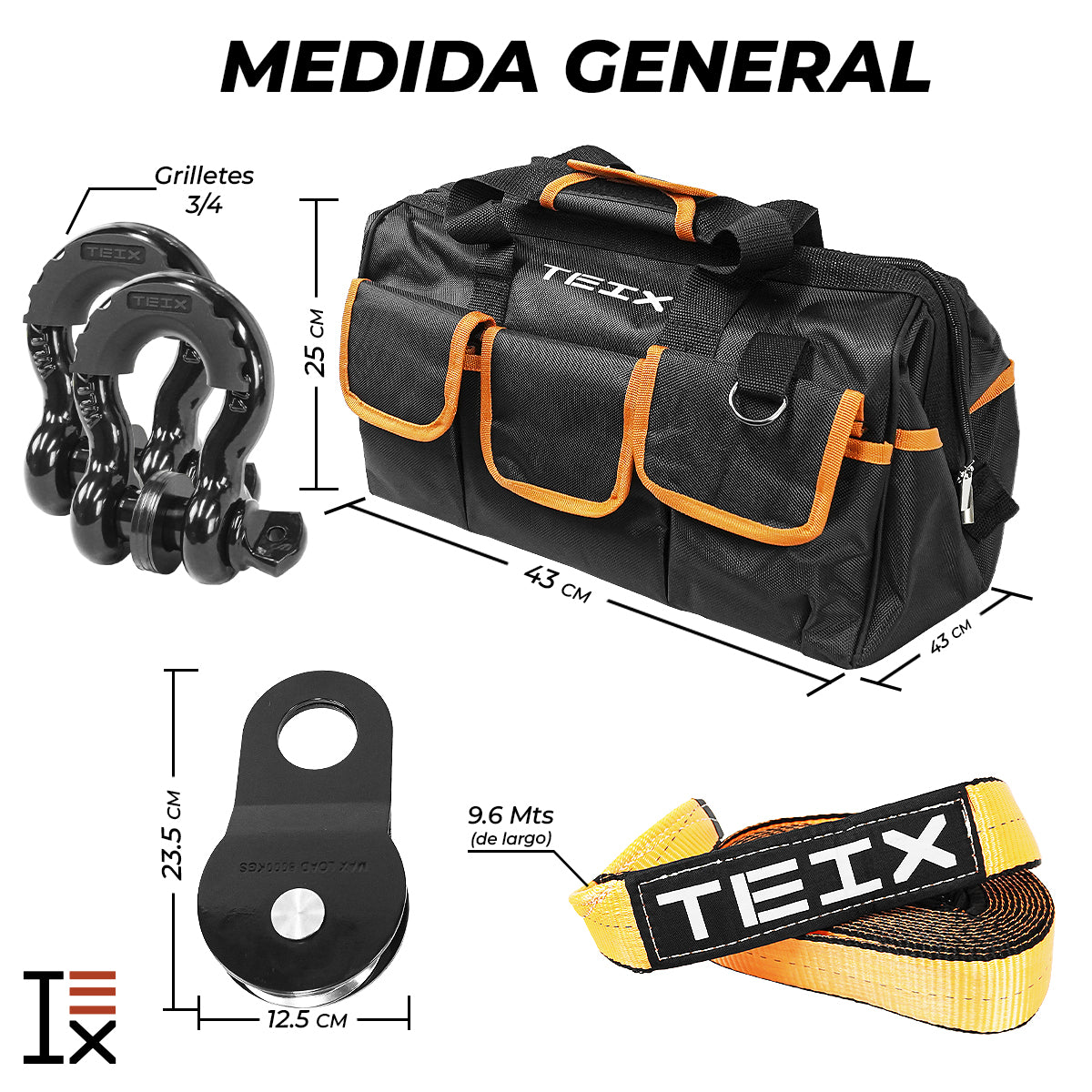 KIT DE RECUPERACION OFF ROAD TEIX