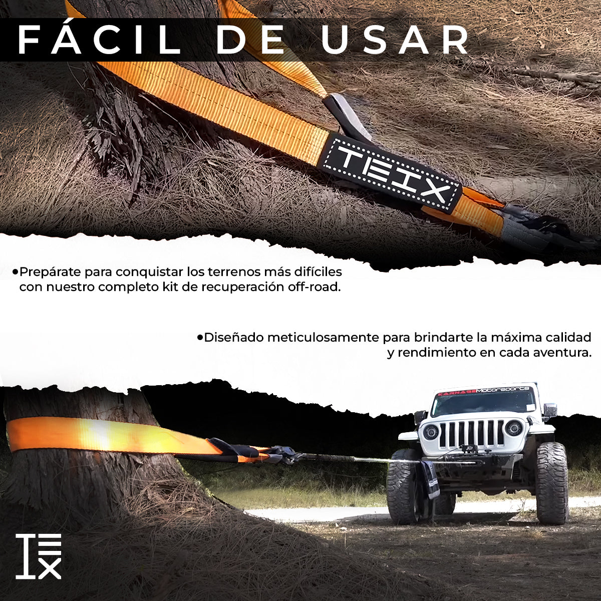 KIT DE RECUPERACION OFF ROAD TEIX