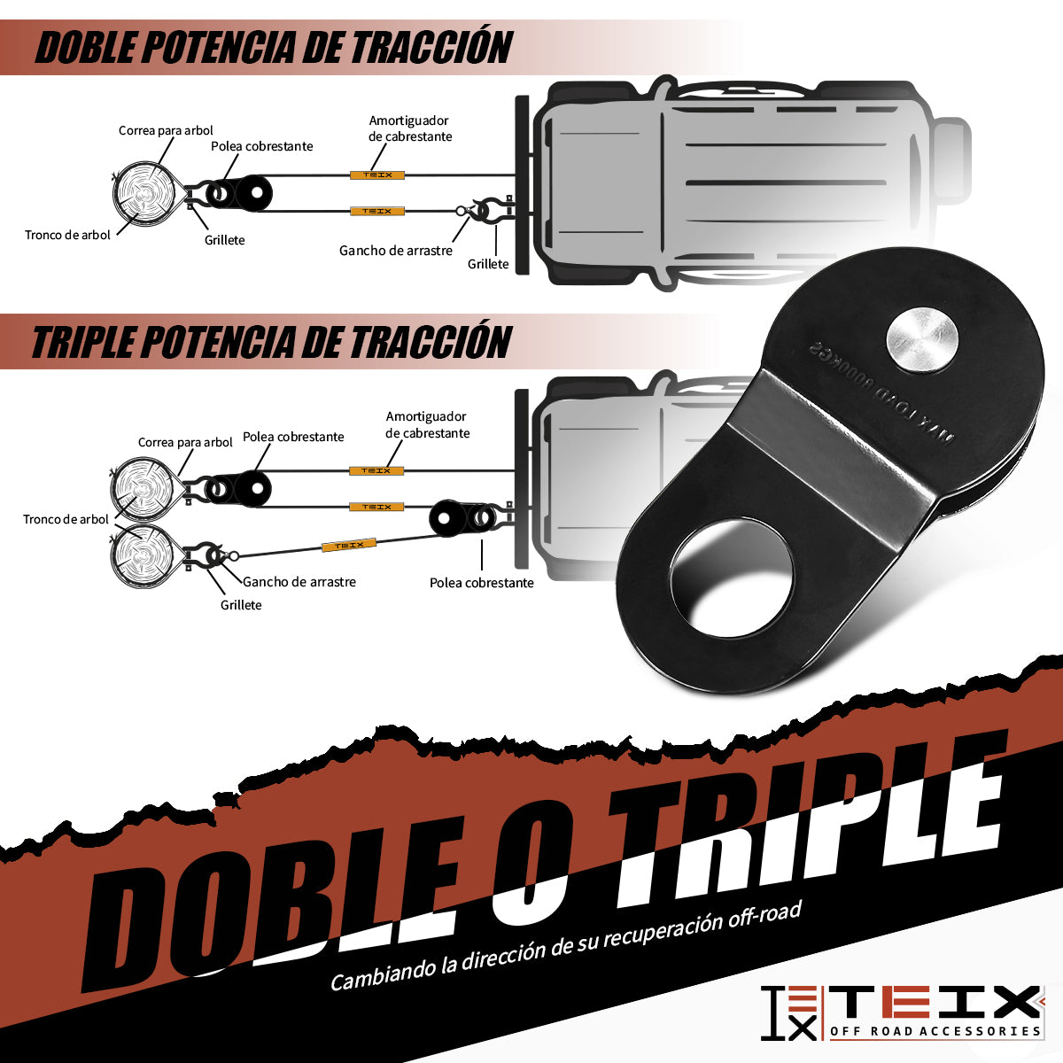 KIT DE RECUPERACION OFF ROAD TEIX