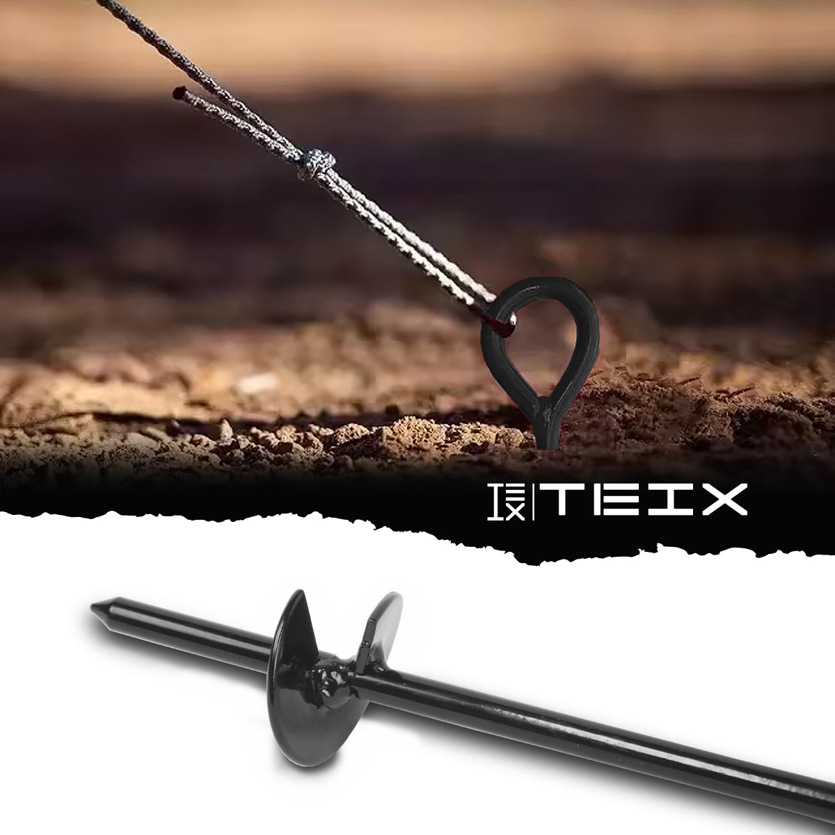 ANCLAJE ESTACA BASTON PARA TIERRA TEIX OFF ROAD