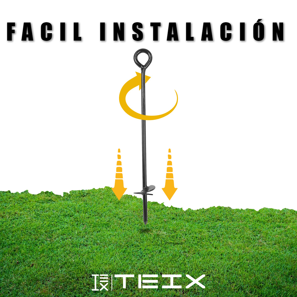 ANCLAJE ESTACA BASTON PARA TIERRA TEIX OFF ROAD