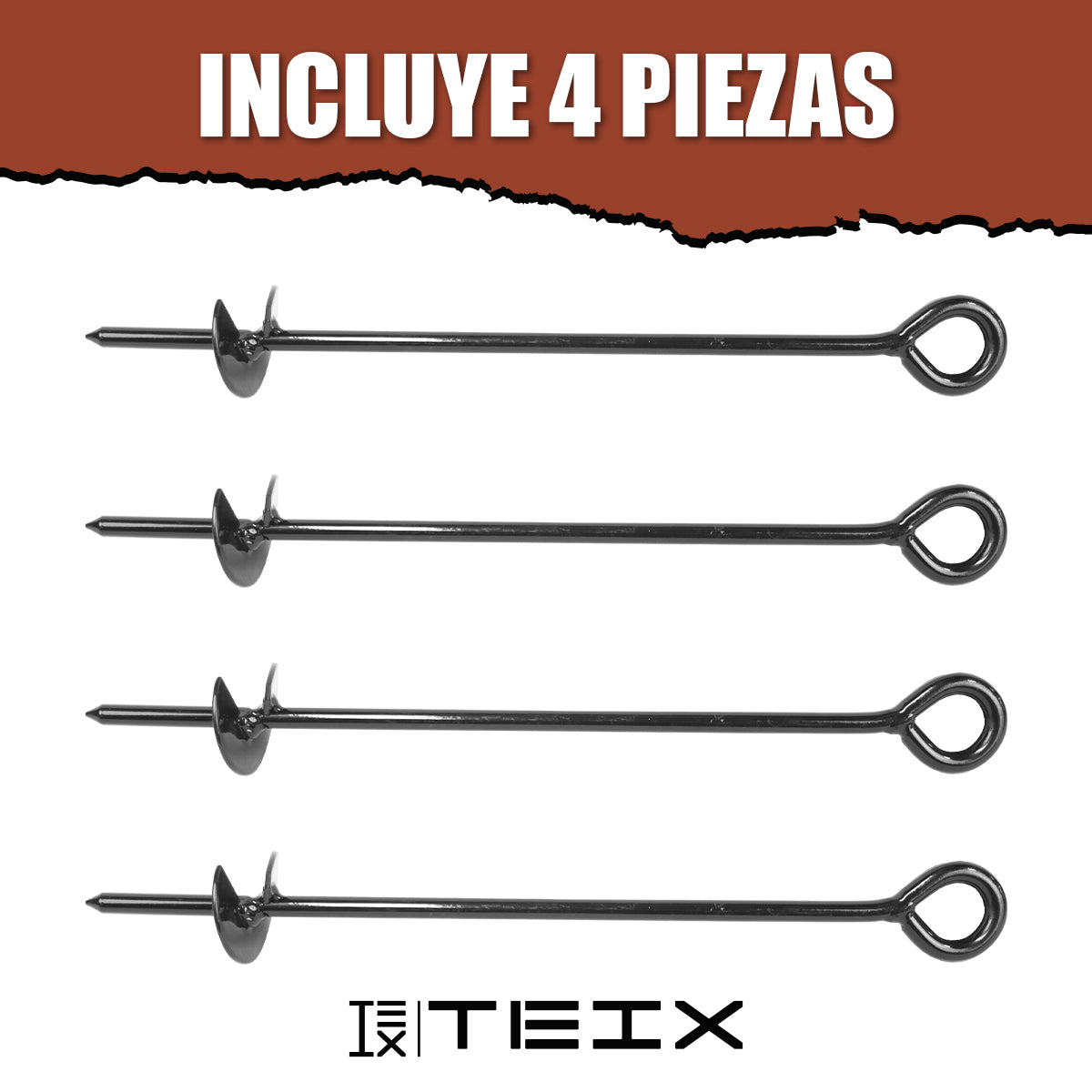 ANCLAJE ESTACA BASTON PARA TIERRA TEIX OFF ROAD