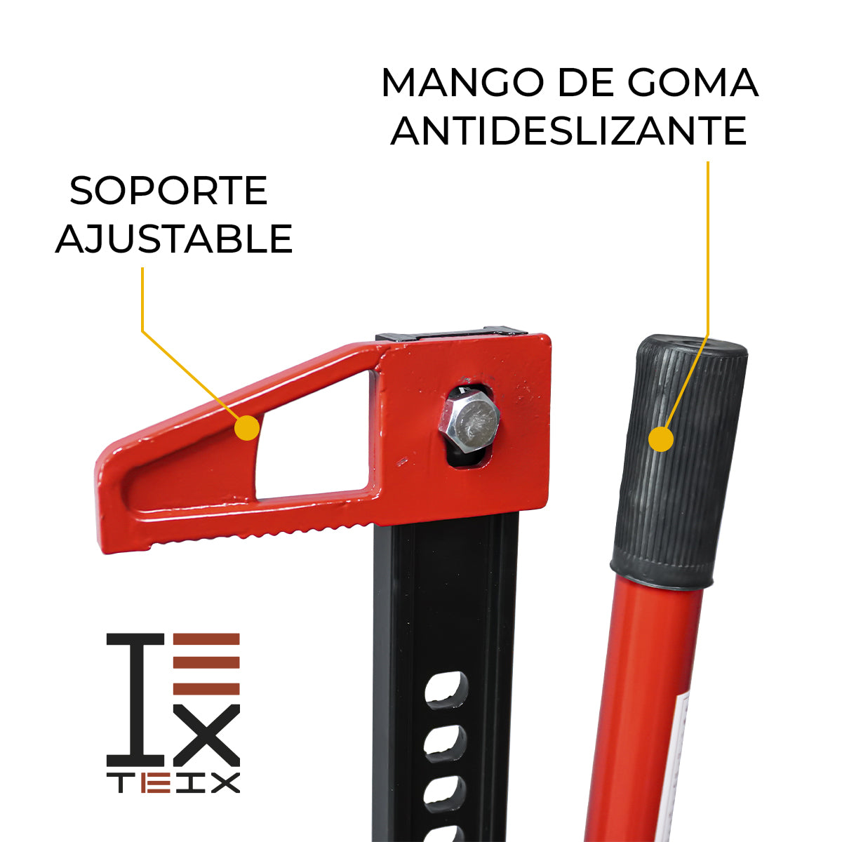 GATO ACERO HI LIFT48" TEIX