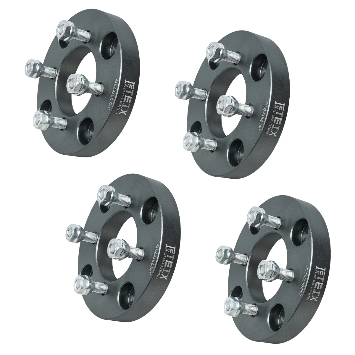 Adaptador Gris Vocho 4x130 A 4x100 Teix 4 Birlos